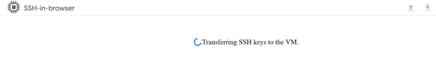 Transfer SSH keys to VM