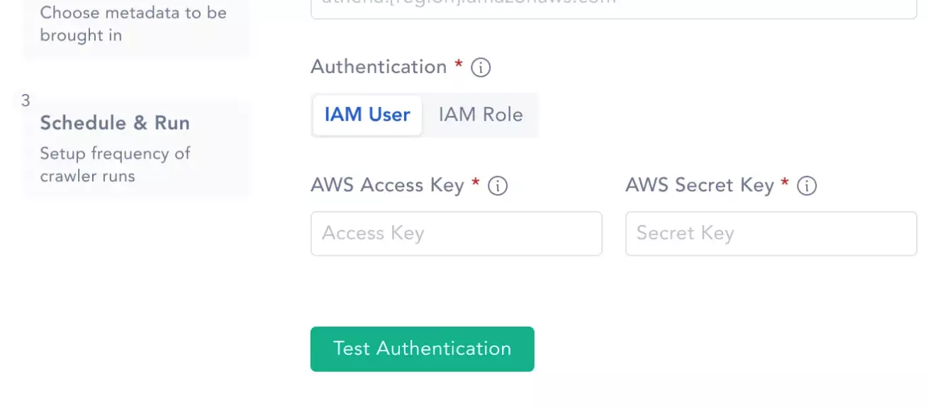 Authenticate your connection