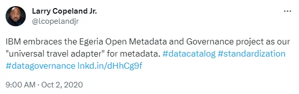 Egeria: IBM’s universal travel adapter for metadata