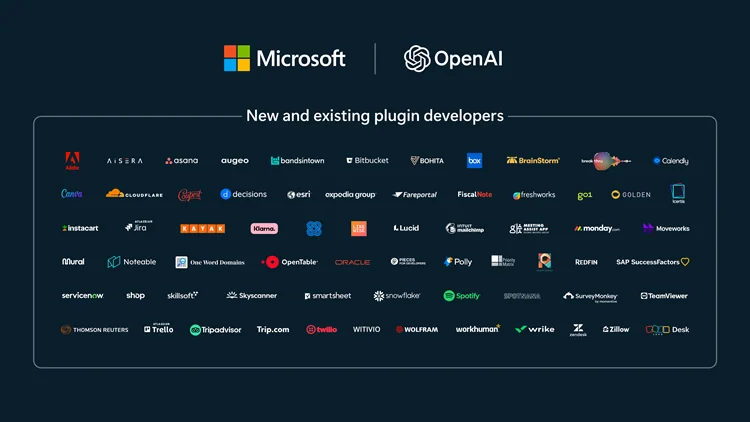 Satya Nadella illustrates Microsoft’s new and existing plugin developers at Microsoft Build 2023