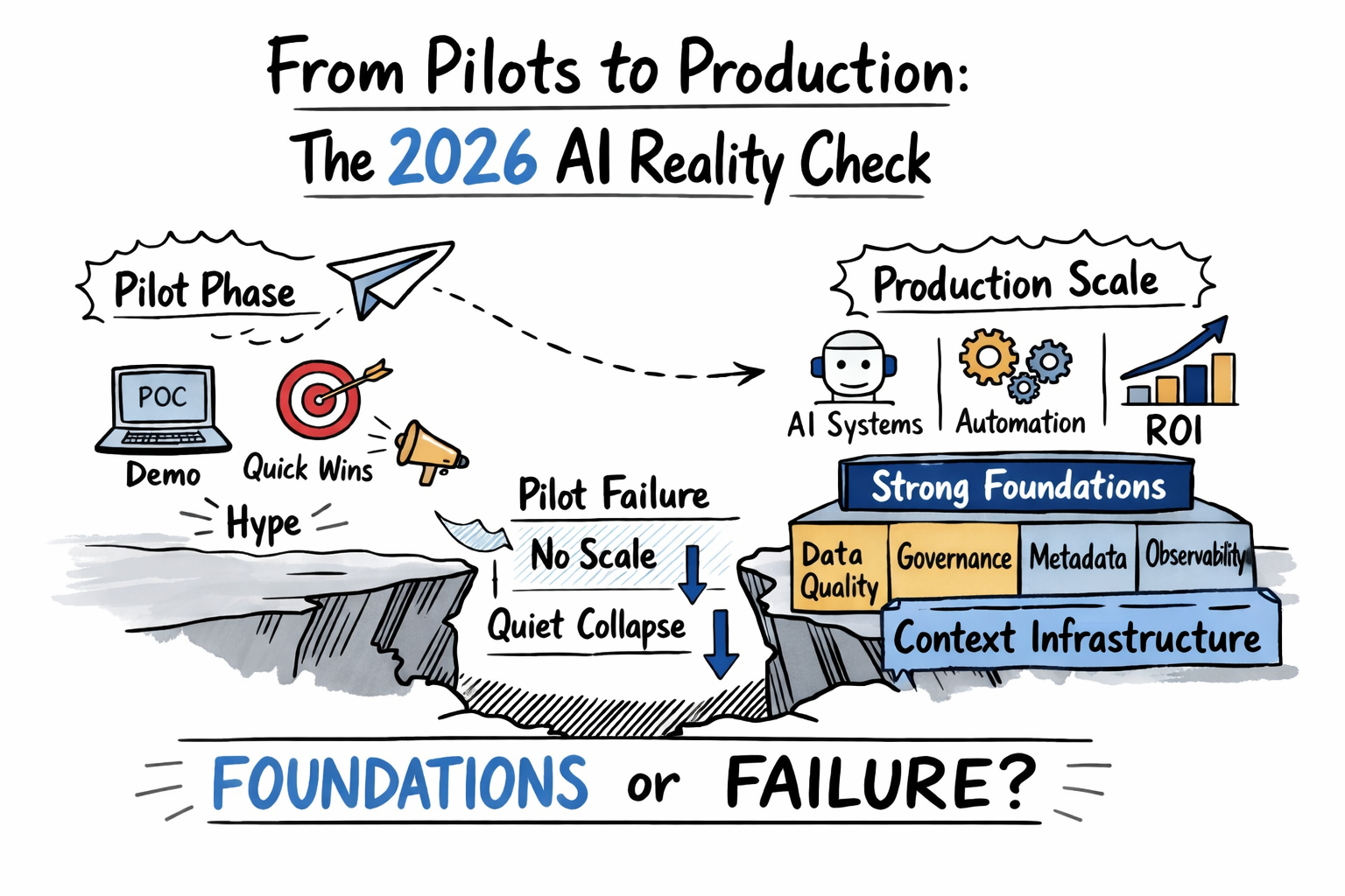 Why AI POCs fail in production