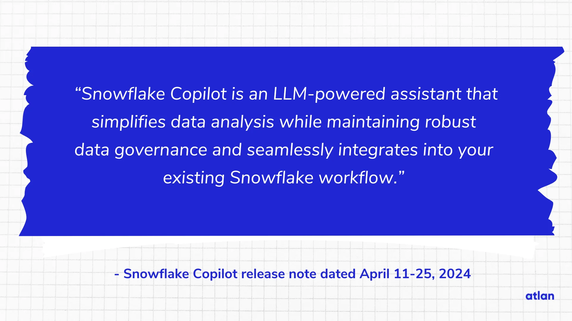 Snowflake Copilot is an LLM-powered assistant