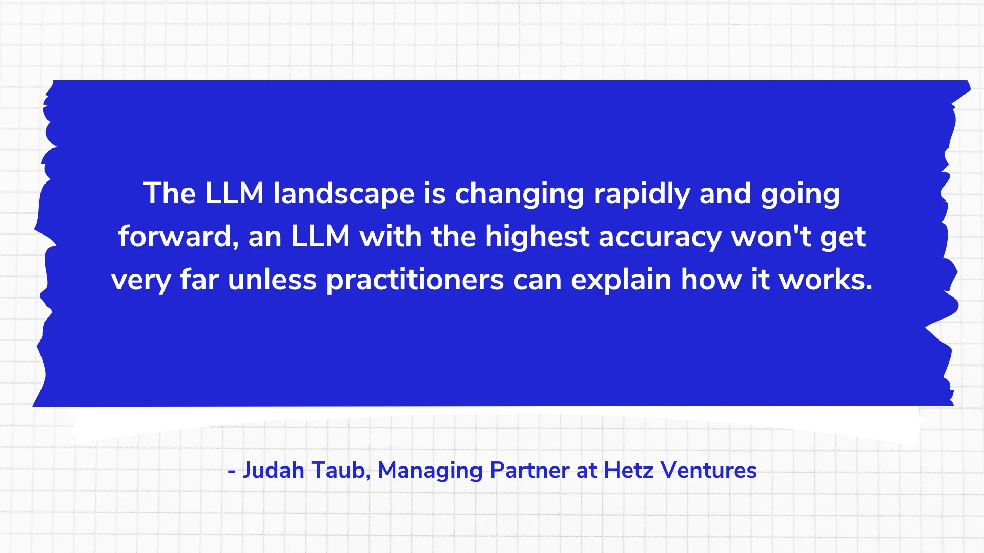 The LLM landscape is changing rapidly and going forward