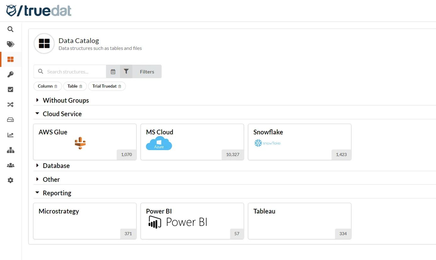 Truedat’s data catalog module