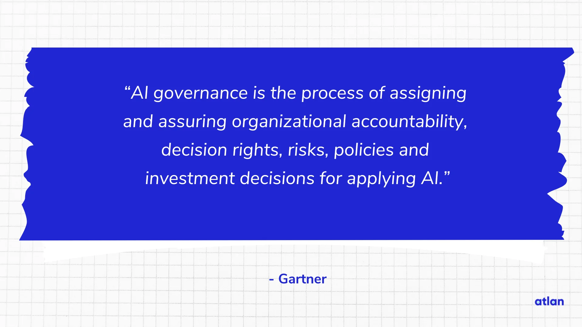 What is AI governance Gartners view