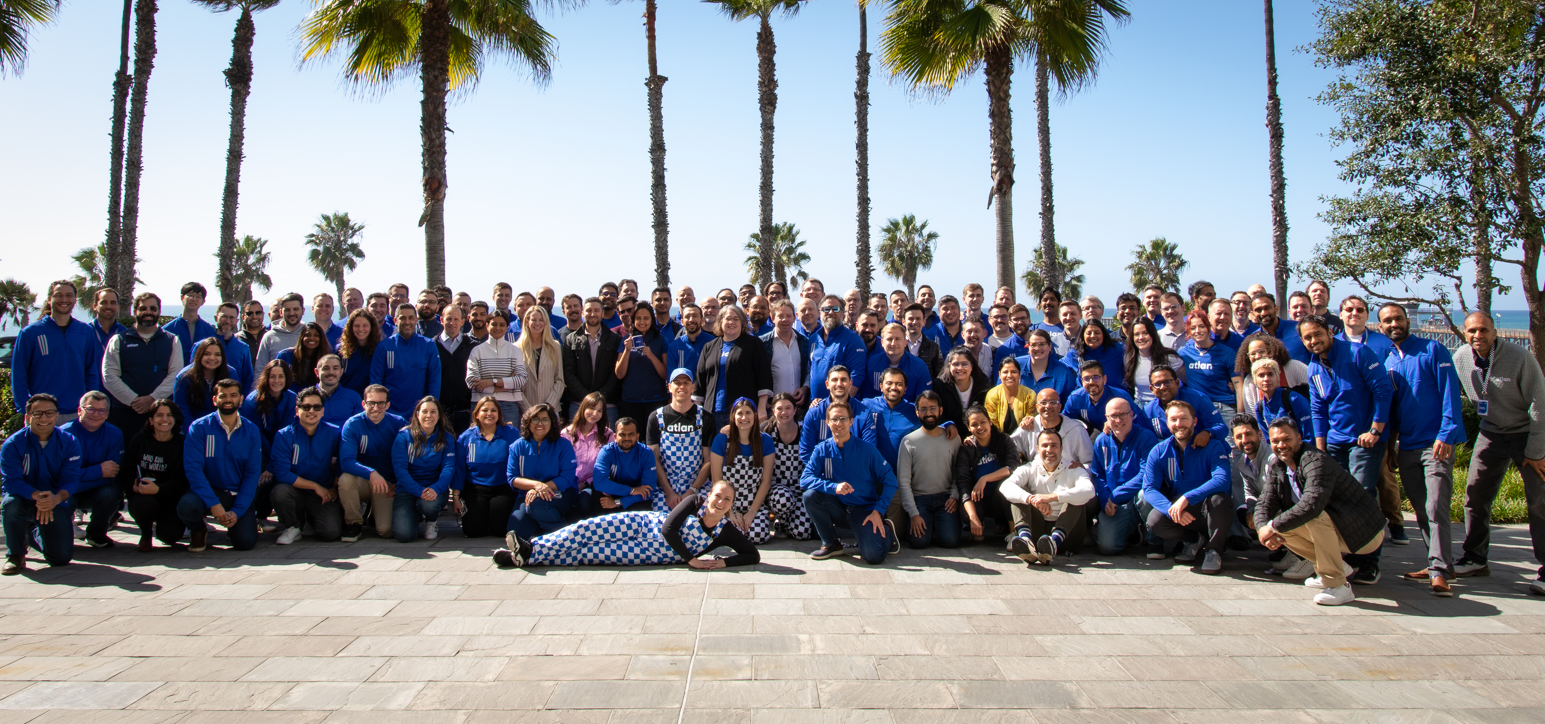 Join our team at Atlan - Team photo showcasing our diverse, global team