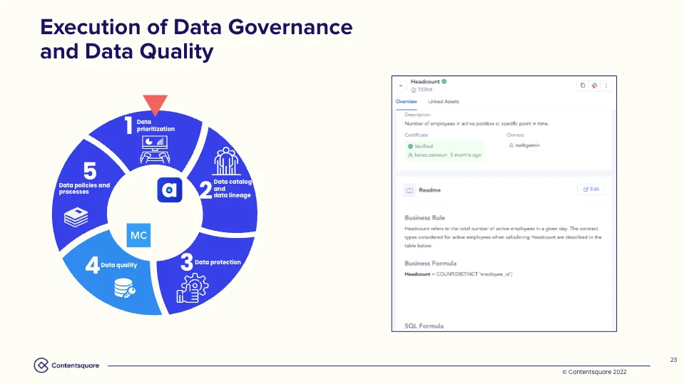 Executing Data Governance and Data Quality