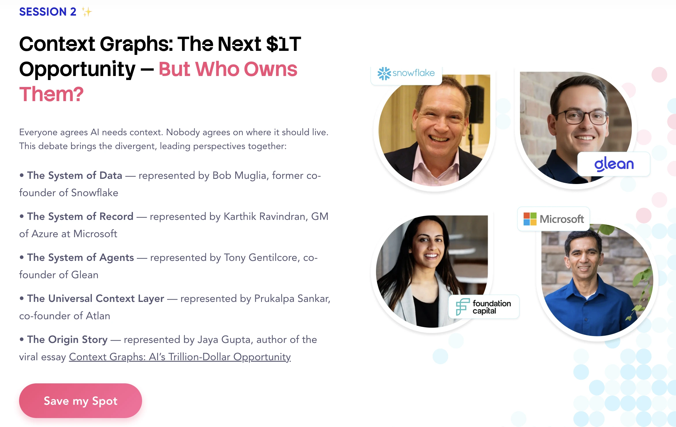 The Great Data Debate 2026 - Session 2: Context Graphs