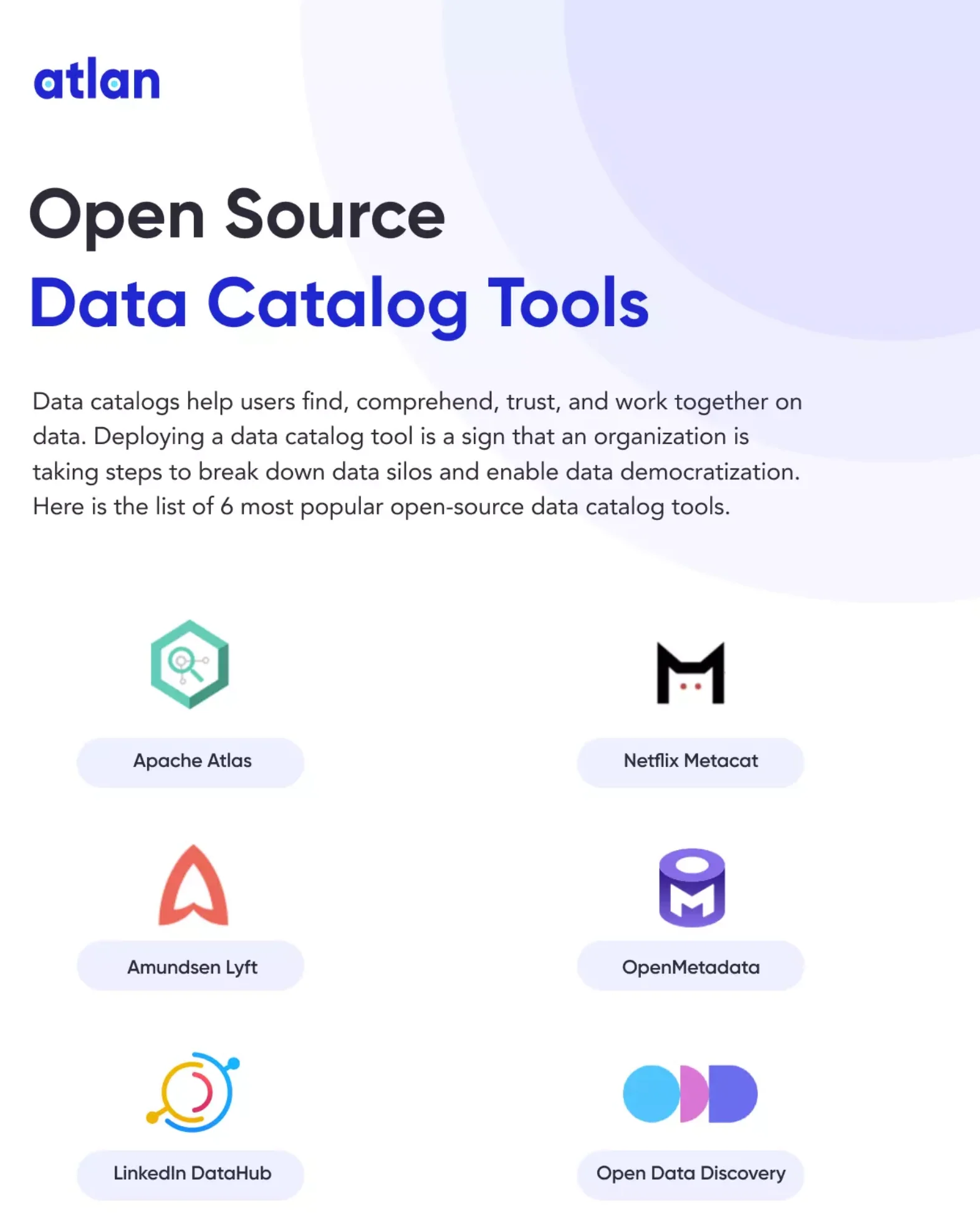Open source data governance tools comparison in 2025