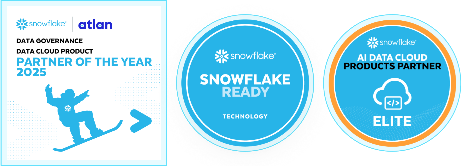 snowflake badges