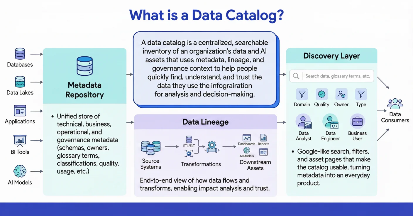 How a data catalog works